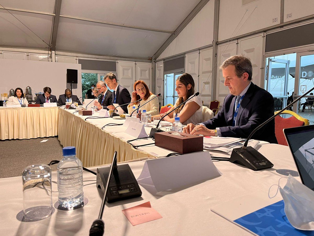MichalMlynar's tweet image. I've been super proud of our long-term cooperation w/@StimsonCenter on future of #Multilateralism &amp;amp; @UN. Privileged 2b part of excellent #ClimateGovernance / #GreenRecovery workshop during @DohaForum, together w/@mfespinosaEC, @LandgrenKarin, @danidelvalleok, @RichardPonzio. 🇸🇰🇺🇳