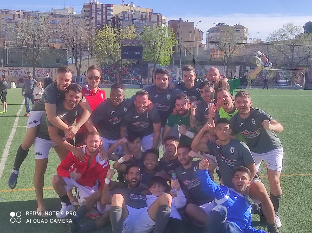 ¡Final!
Llega la quinta victoria consecutiva. La número 12 en los últimos 15 partidos.
¡Impresionante chicos!
Manu Peñas ⚽
Pitin ⚽
Gracias al <a href="/CiudadDeMurcia/">CAP Ciudad de Murcia</a> por su buen trato de siempre.