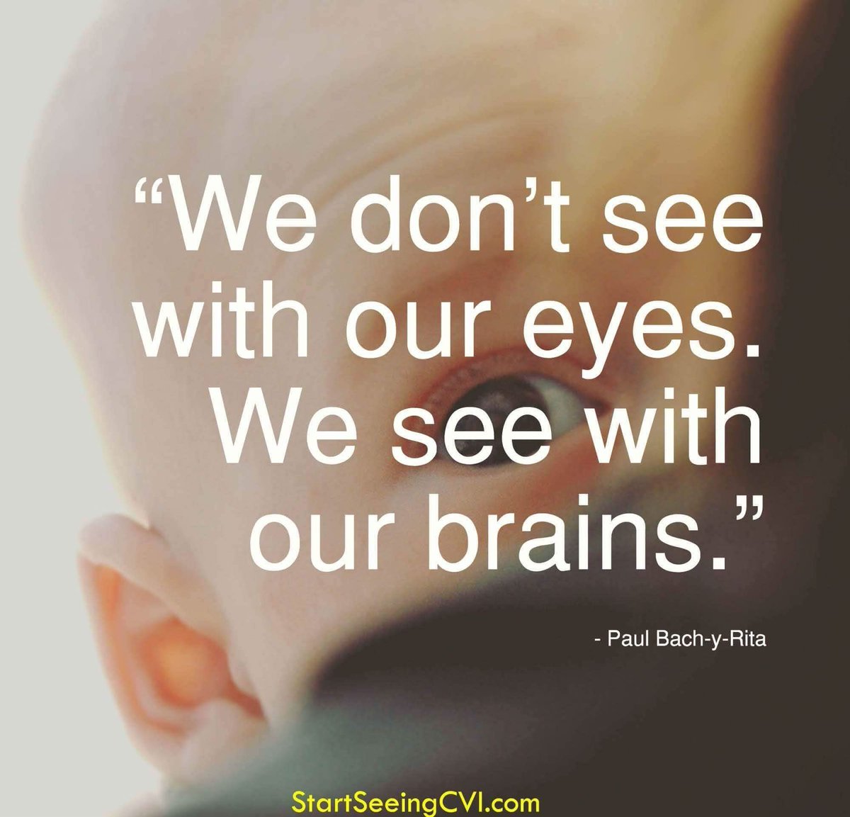 seeingCVI's tweet photo. “We see with our brains” ✨🧠✨

#brainbasedvisualimpairment
#StartSeeingCVI https://t.co/DCxIk5QguN