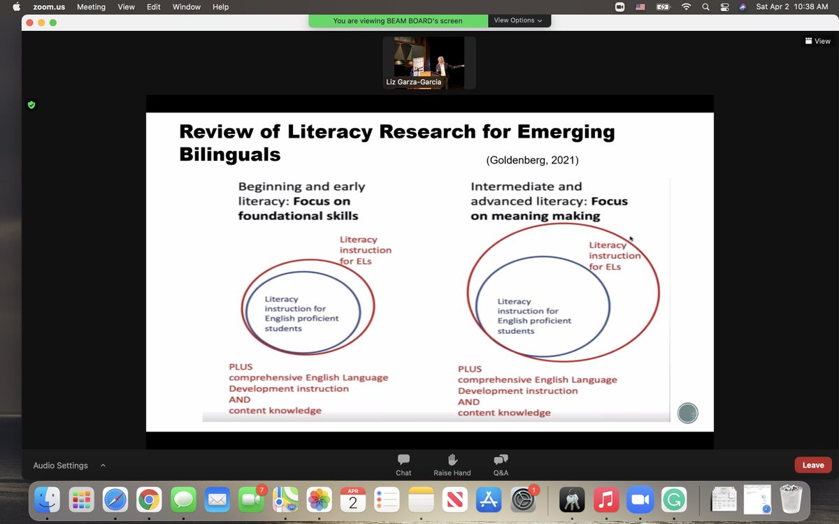It's always wonderful to learn from the great SIOP author Jana Echevarria <a href="/jechev/">Jana Echevarria, PhD</a> 🤩 #BEAMDFW2022 <a href="/BEAMDFW/">BEAM DFW</a> <a href="/TylerisdBil_ESL/">TylerISD Bil/ESLdept</a>