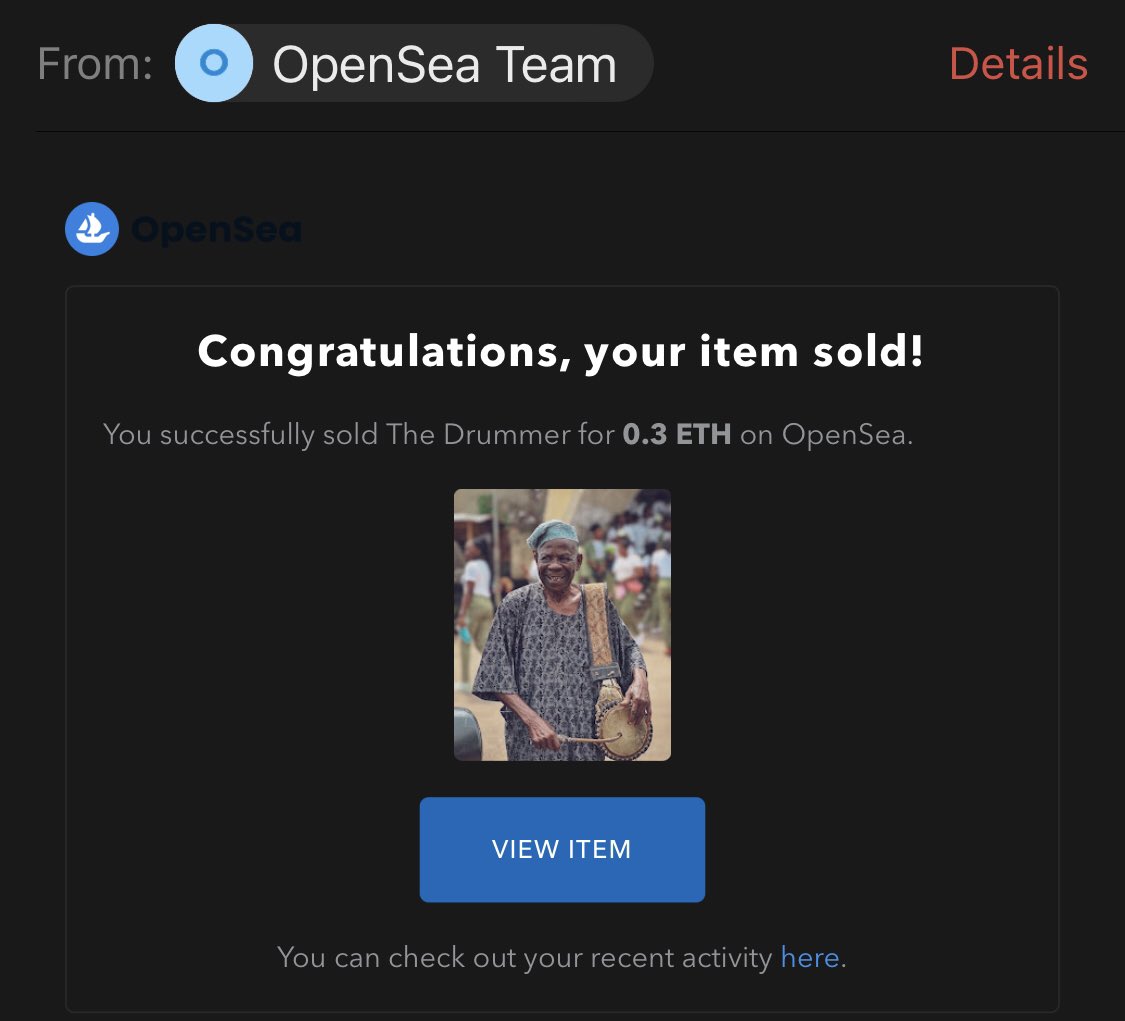 adisaolashile's tweet photo. Minted baba’s pictures as nft and got them sold immediately. Inshallahu 50% is going to him. Ramadan Kareem 🌙 https://t.co/wUTS8ZQPzY