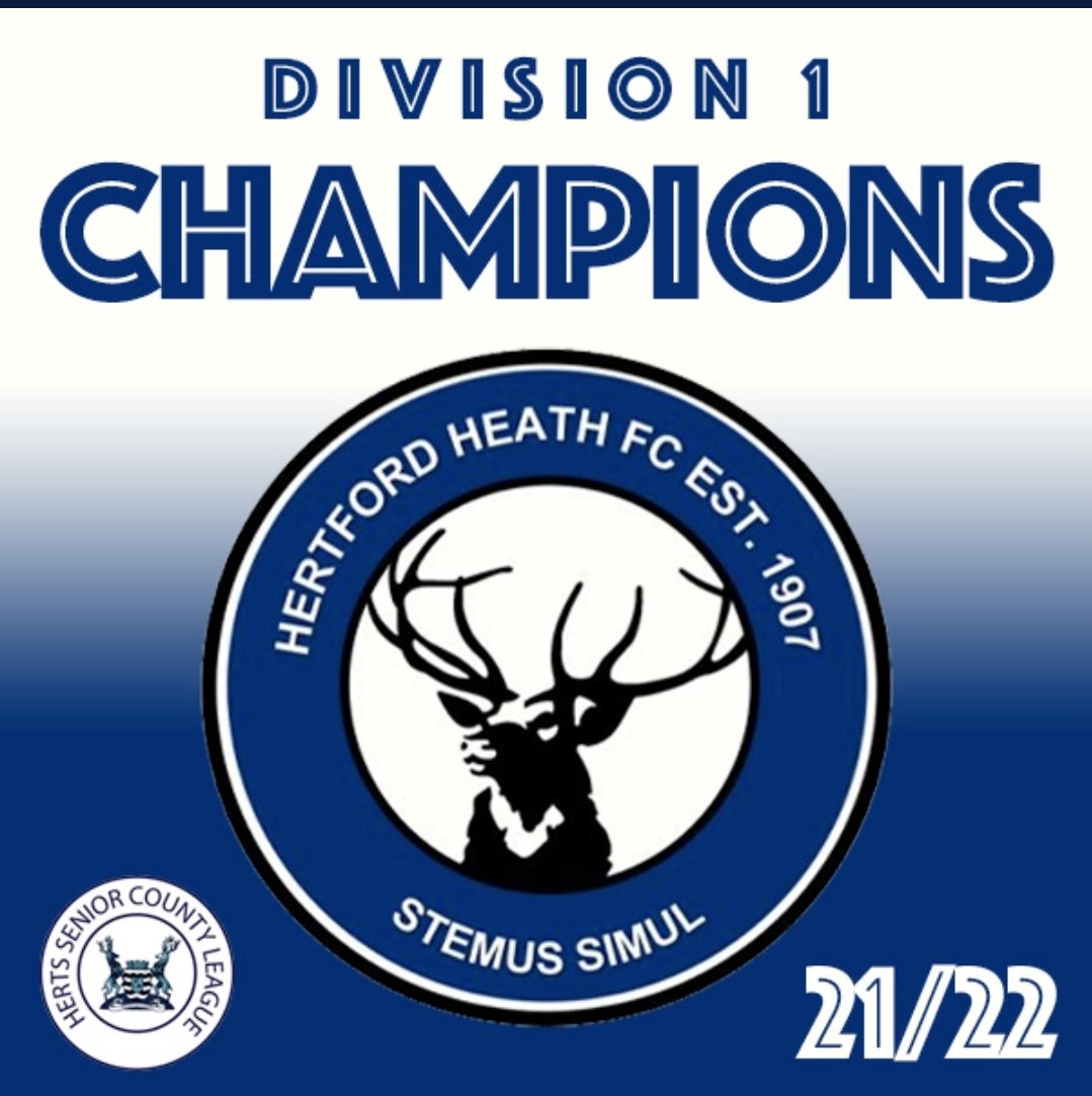 What can we say @OracleCFC 2 v 3 <a href="/BuntTownFC/">Buntingford Town FC</a> meaning we are the <a href="/hscfl/">HSCL</a> Div 1 champions for the 21/22 season. #champions #hertsfootball <a href="/thecoldend/">@thecoldend</a> <a href="/NonLeagueBall/">Non-League Football</a> <a href="/NonLeagueCrowd/">Non League Crowds</a> @90minutesehr graphic courtesy of <a href="/socialsportman/">SocialSports Manager</a>