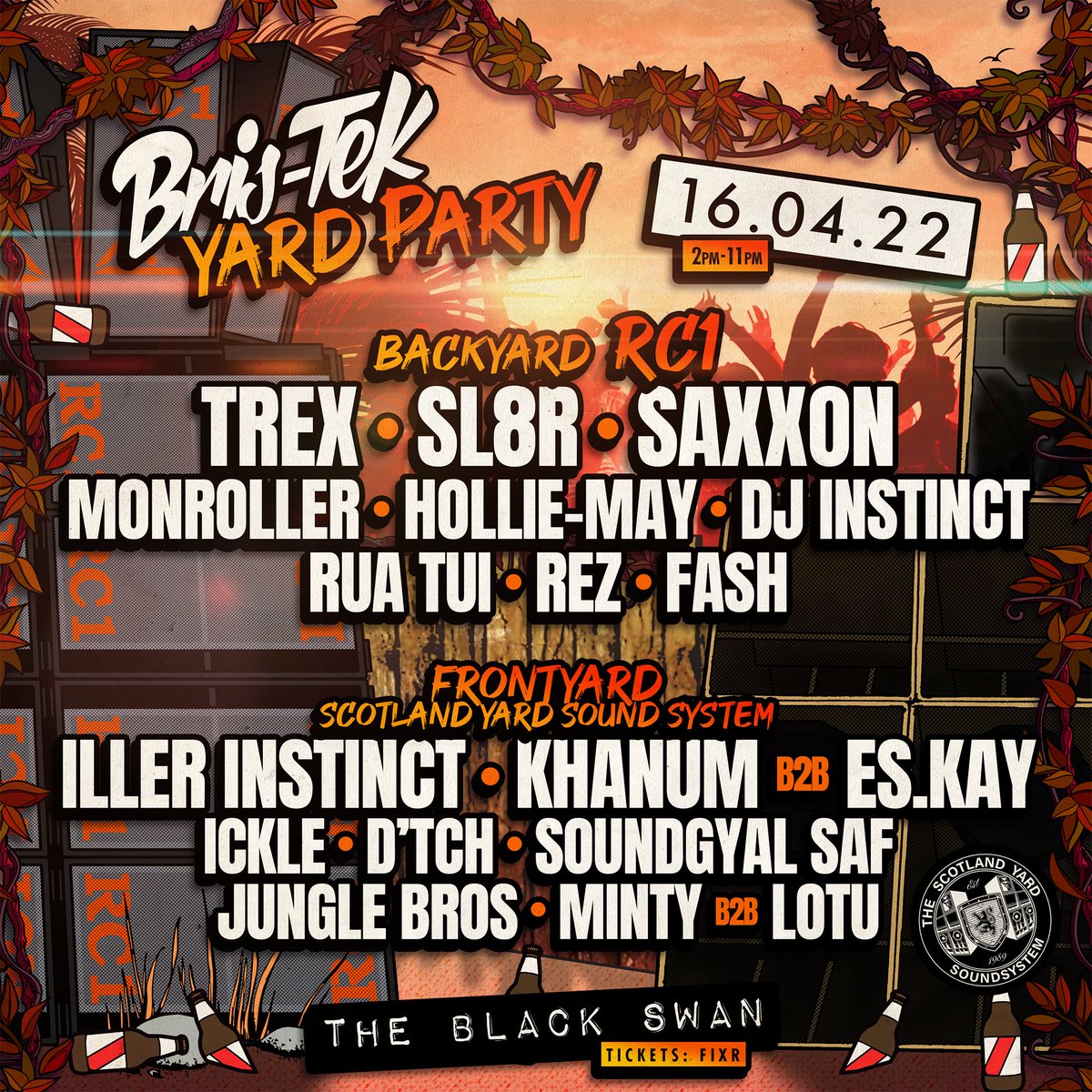 Come on! <a href="/TREXDJ/">Trex dnb</a> <a href="/sl8rdnb/">Sl8r</a> <a href="/SaxxonMusic/">Saxxon Music</a> <a href="/BristekEvents/">Bris-Tek</a> #Bristol #drumandbass #dnbcapital #dayparty