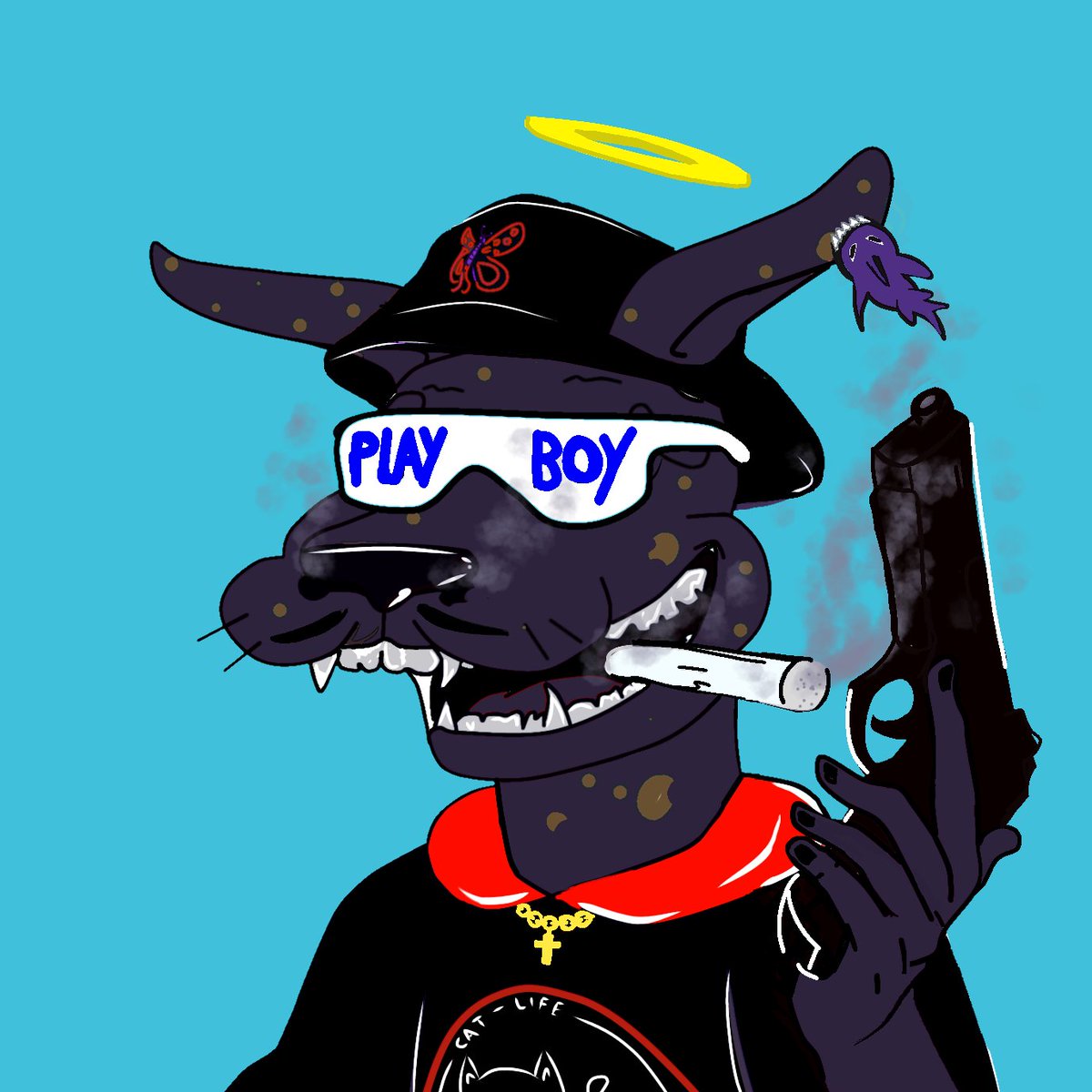Dog punk #nfts #NFTartists