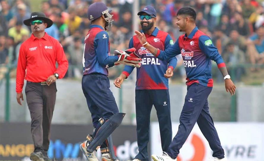 ImDurgaPrasai's tweet image. हार्दिक बधाई नेपाली राष्ट्रिय क्रिकेट टोलिलाई ।
#NEPvsMAL