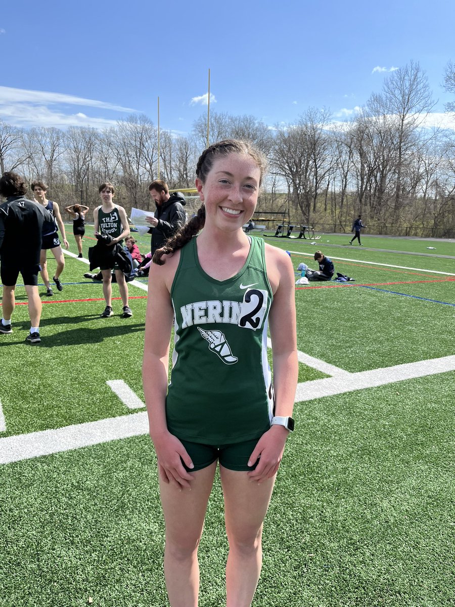 1st in the 800 in PR 2:28.92 <a href="/mschillinger_/">maddie schilllinger</a> <a href="/NerinxXC/">Nerinx Runners</a> #PrioryInv