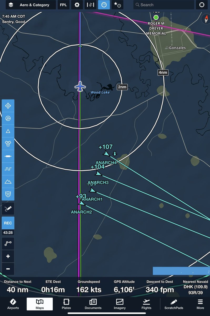 robinstotz's tweet photo. It’s always a good idea to plan your VFR flights through MOAs well below the airspace floor! @ForeFlight making it easy! https://t.co/zC4TZqakIm