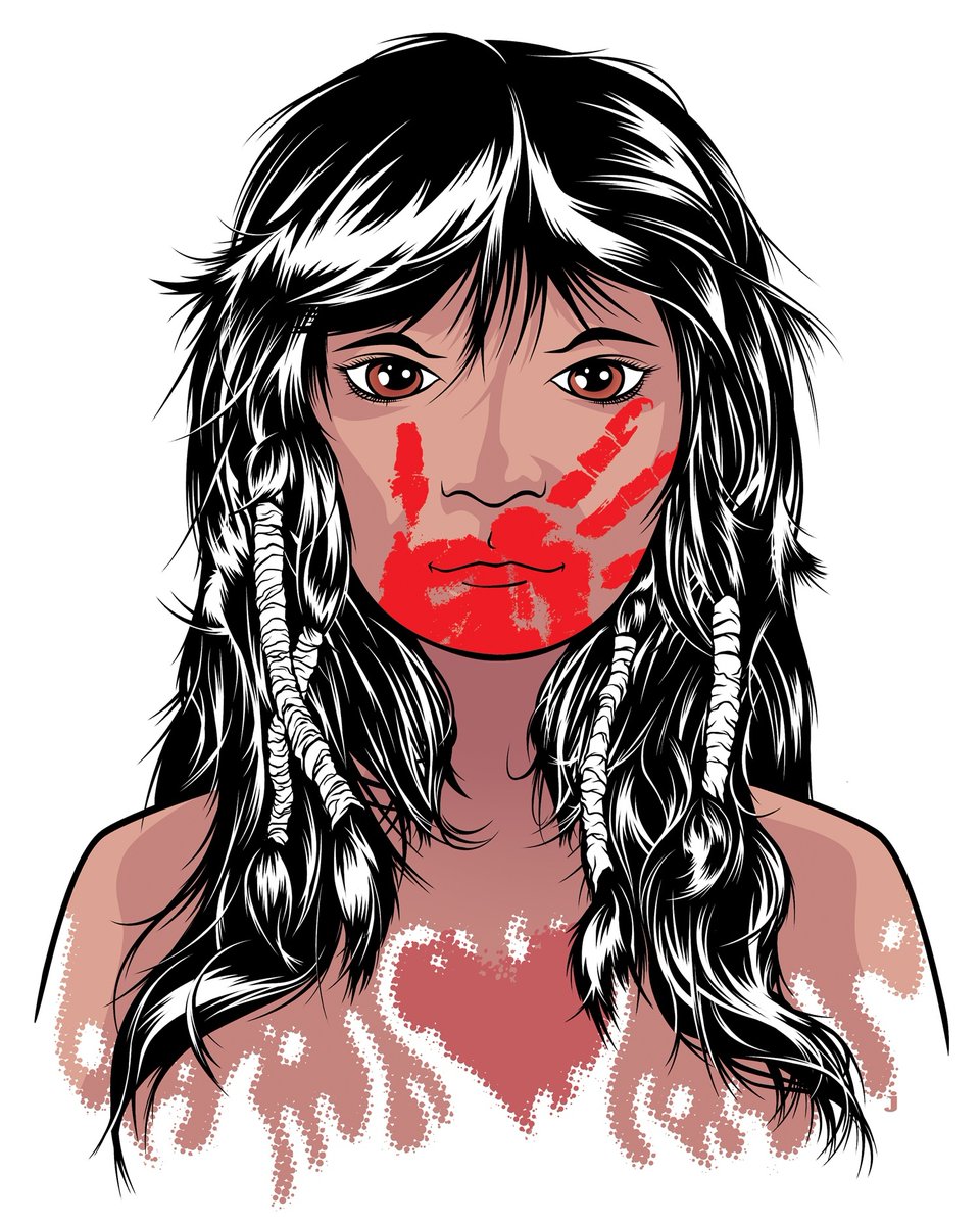 ljamalwalton's tweet photo. On April 2, 2018, the CBC launched the second season of Missing and Murdered with “Finding Cleo.” Hosted by Connie Walker, it follows the story of Cleo Semaganis, a young Cree girl who was taken in the Sixties Scoop.
#MMIW  #findingcleo  #neverforget  #CBC  #ljamalart https://t.co/AM5Q2K9EfE