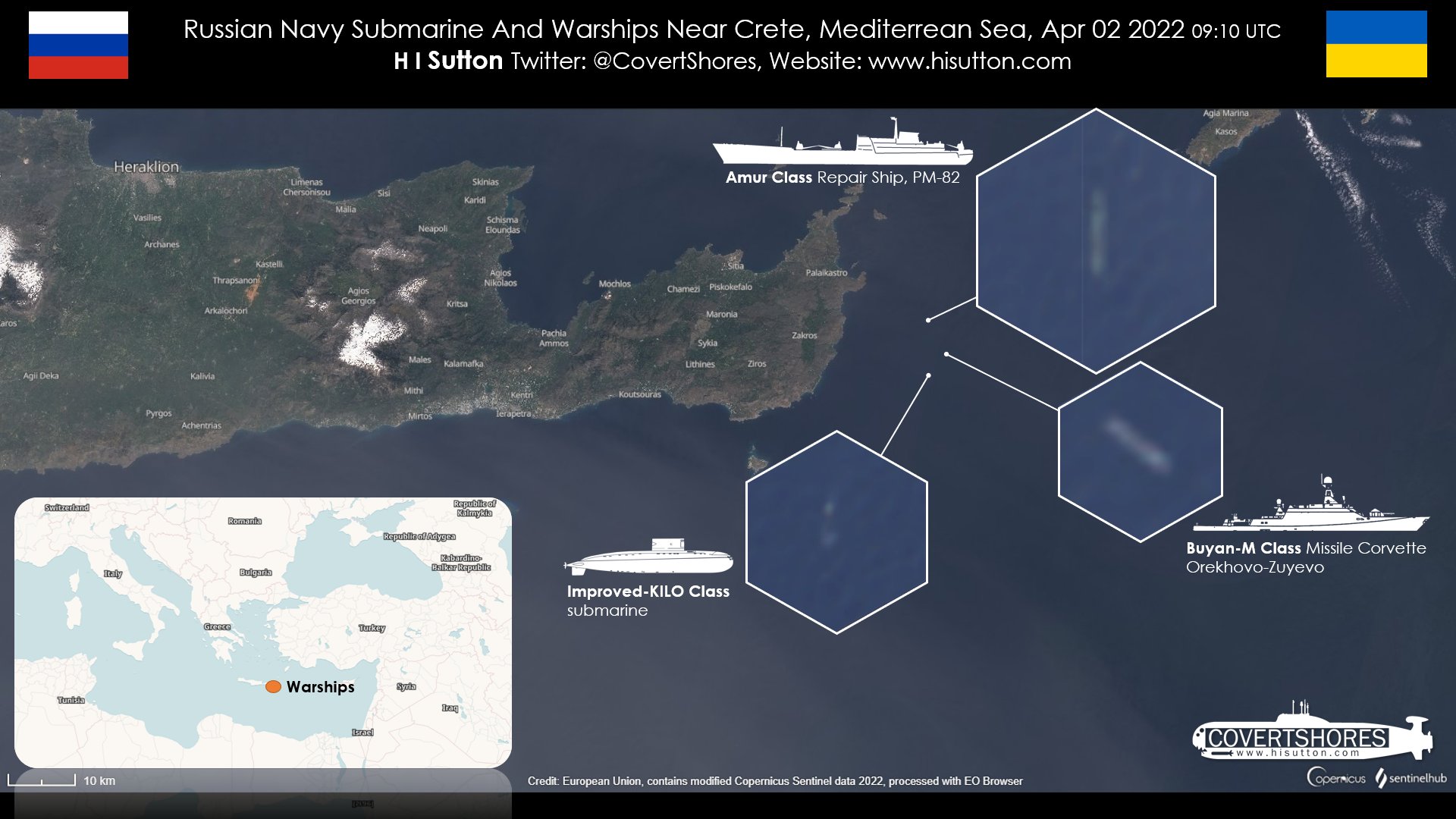 Russian Submarine may Have Problem In Mediterrean