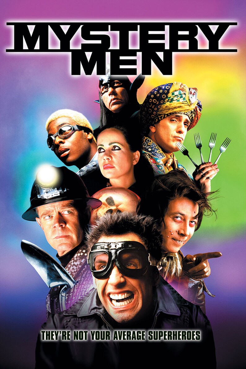 Good Morning. Ask about our weekend specials. At 6pm we'll have Willy's Philly's out in our patio with their tasty dishes. At 7pm it's a one of a kind Superhero movie...1999's Mystery Men. Join us for the fun.