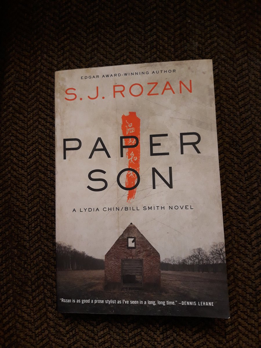 wordsmythe29's tweet photo. Finally able to read Paper Son from @SJRozan- well worth the wait! A fantastic #mystery as educational as it is entertaining and a welcome return for Lydia &amp; Bill. https://t.co/qI1ZuIwCXL