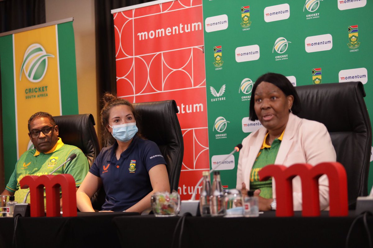Whe you watch them, we all win. The press conference is live on <a href="/OfficialCSA/">Proteas Men</a>. Tune in to hear about the #MomentumProteas' journey at the recent tournament. Don't forget to be #OneMoreFan and put women sport on the map. #SheOwnsHerSuccess