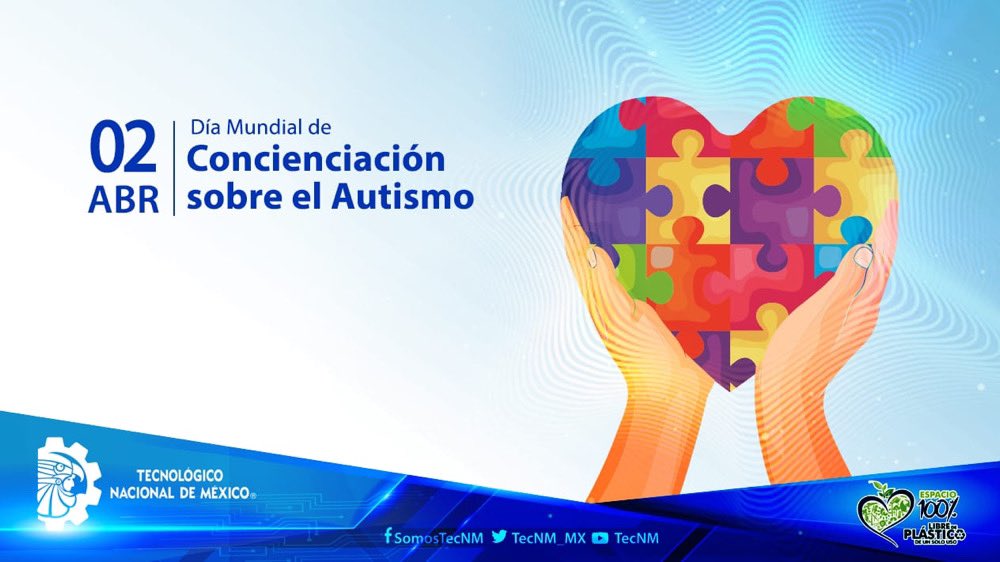 #2DeAbril 
#DíaMundialDelAutismo con el objetivo de concienciar a la sociedad y promover la inclusión social de las personas con autismo y contribuir a visibilizar una imagen real y positiva, así como su realidad, necesidades y capacidades.