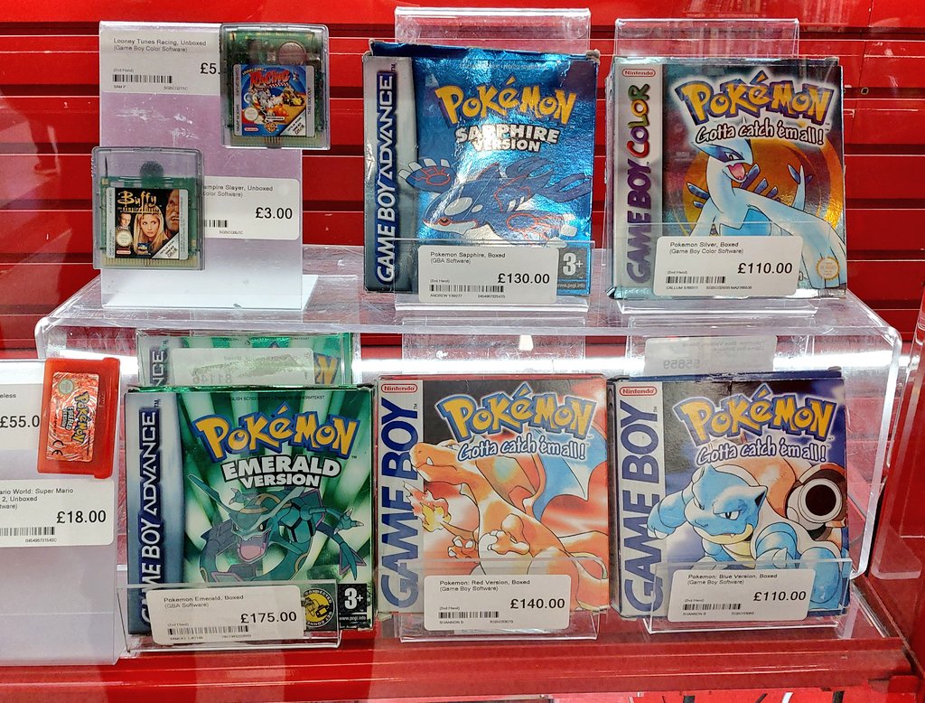 Retroman_Dan's tweet image. £665 for some boxed Pokemon anyone!? 😳🎮🕹 #RETROGAMING #RetroGames #Gaming #Pokemon