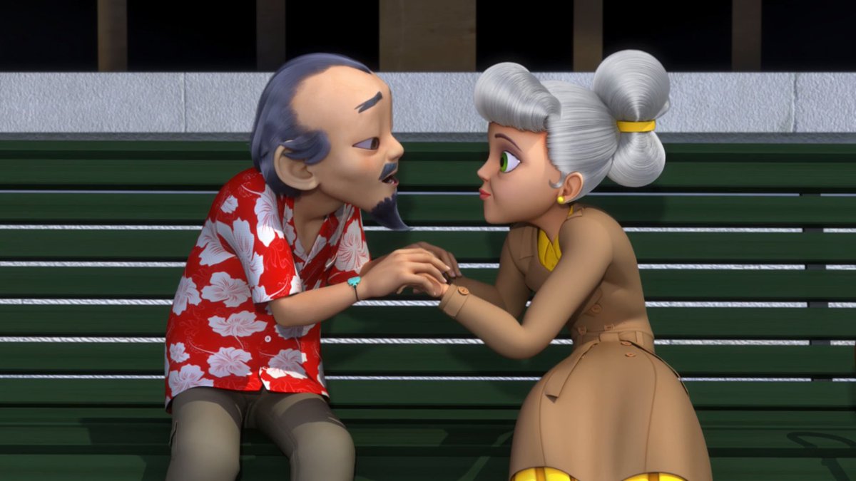 crazyladychat's tweet photo. That moment you realize as the new guardian Marinette will probably grow old while Adrien does not...Marianne didn't know master fu as a child...Suhan is old and probably had many loves...#MiraculousLadybug #miraculous #ladybug #chatnoir #mlbtwt #suhan #masterfu https://t.co/ZiXZQ9HhCF