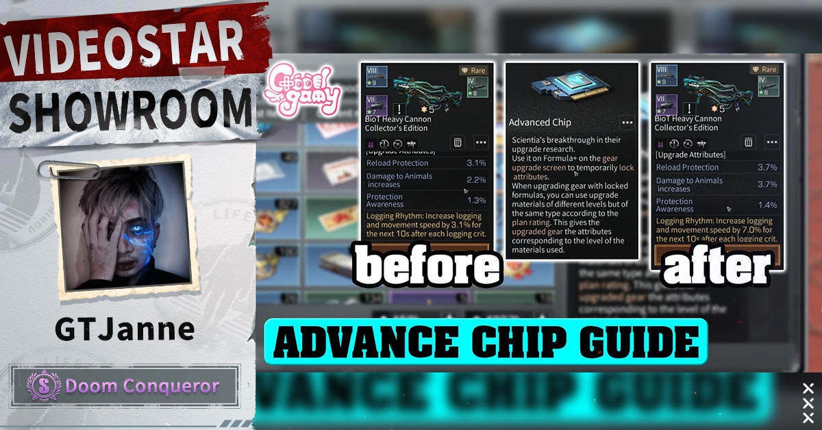 LifeAfter_en's tweet photo. #LifeAfter #VideoStarShowroom
Survivors can lock attributes on Formula temporaily by using the #AdvancedChips, which also means you can use it to upgrade materials with different level! 🆙
Now check the guide video by GTJanne about Advanced Chip!✨
👉 https://t.co/c4SX0o5JNX https://t.co/ky6BXtvE32