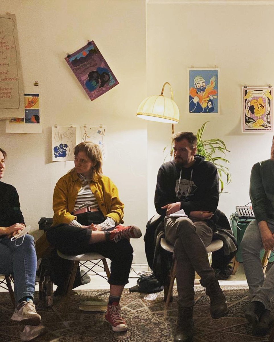 BerlinDSA's tweet photo. Our first socialist night school was a complete success 🌹📚

We‘d like to thank our panelists as well as everyone who came out for their fantastic contributions. 

#Berlin #DSA #DSABerlin https://t.co/jZeidH59ml