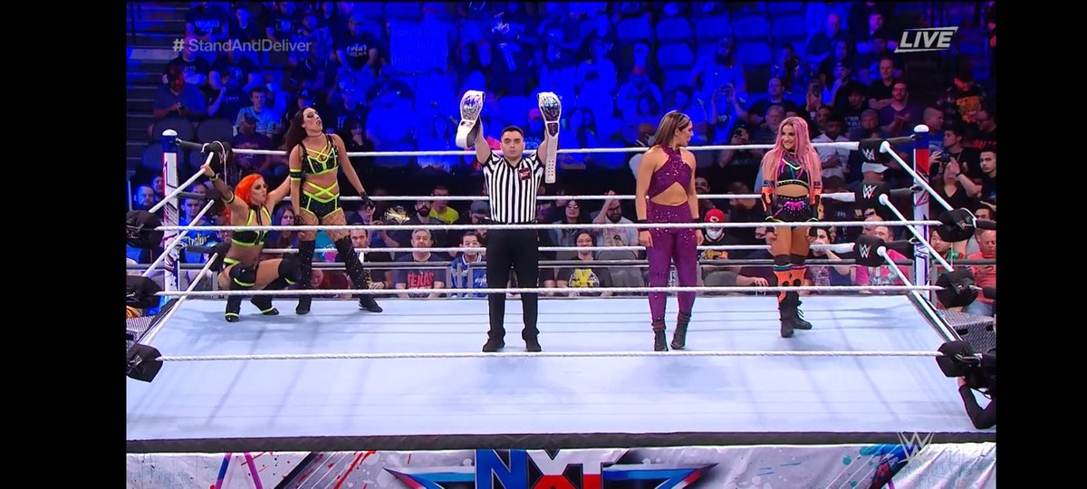 I will be live tweeting #StandAndDeliver 
Kick off show match underway!