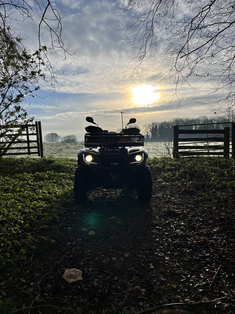 #misty #frozen morning in the #cotwolds today followed by all 4 seasons. #sun #snow #hail #frost #farm365