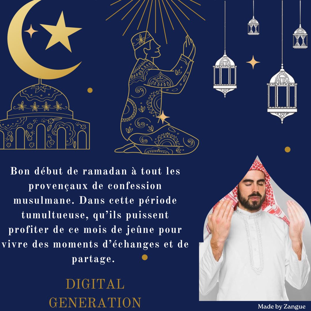 Geek91575781's tweet photo. Bon début de ramadan 🙏 https://t.co/h2MpM0eL9s