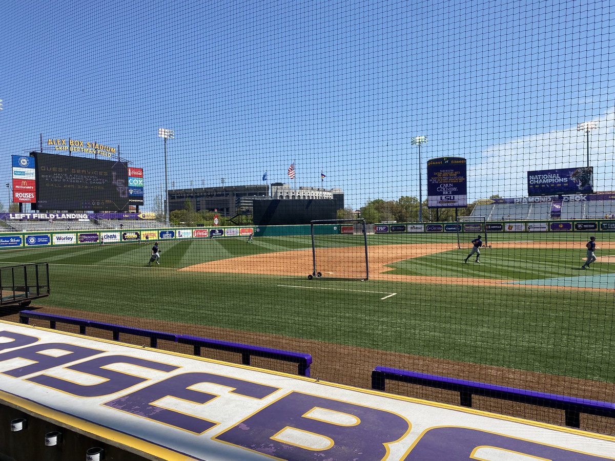 Baseball on the Bayou today!  War Eagle!