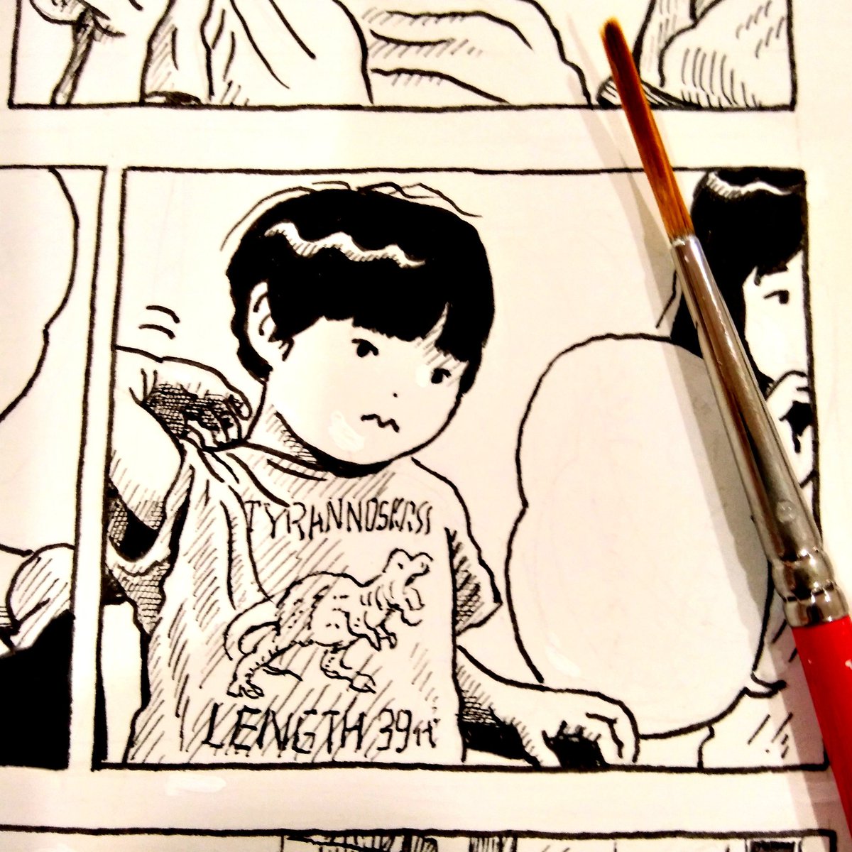 漫画、少しずつ描いてます。 