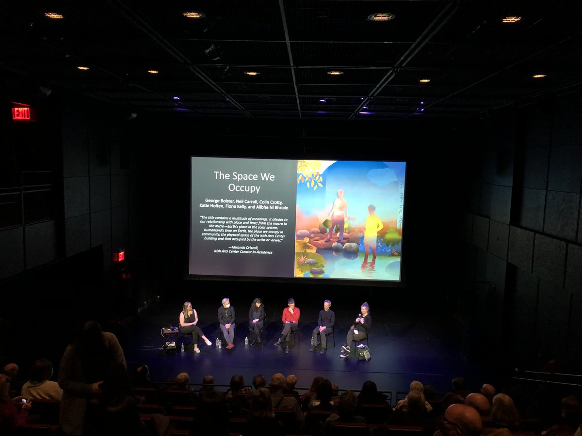 IrishArtsCenter's tweet photo. The #newIAC is open all weekend:
🎟️ Today, public viewing hrs for The Space We Occupy vis arts exhibition + stagings of @OnceOffHQ and @ManchanMagan's Arán & Im ("Bread & Butter")
🎟️ Tmw, Irish Language Day 2022, a screening of @ArrachtFilm, & more
🗓️ https://t.co/3Ib0JkcPgw https://t.co/OAWFWlHANj