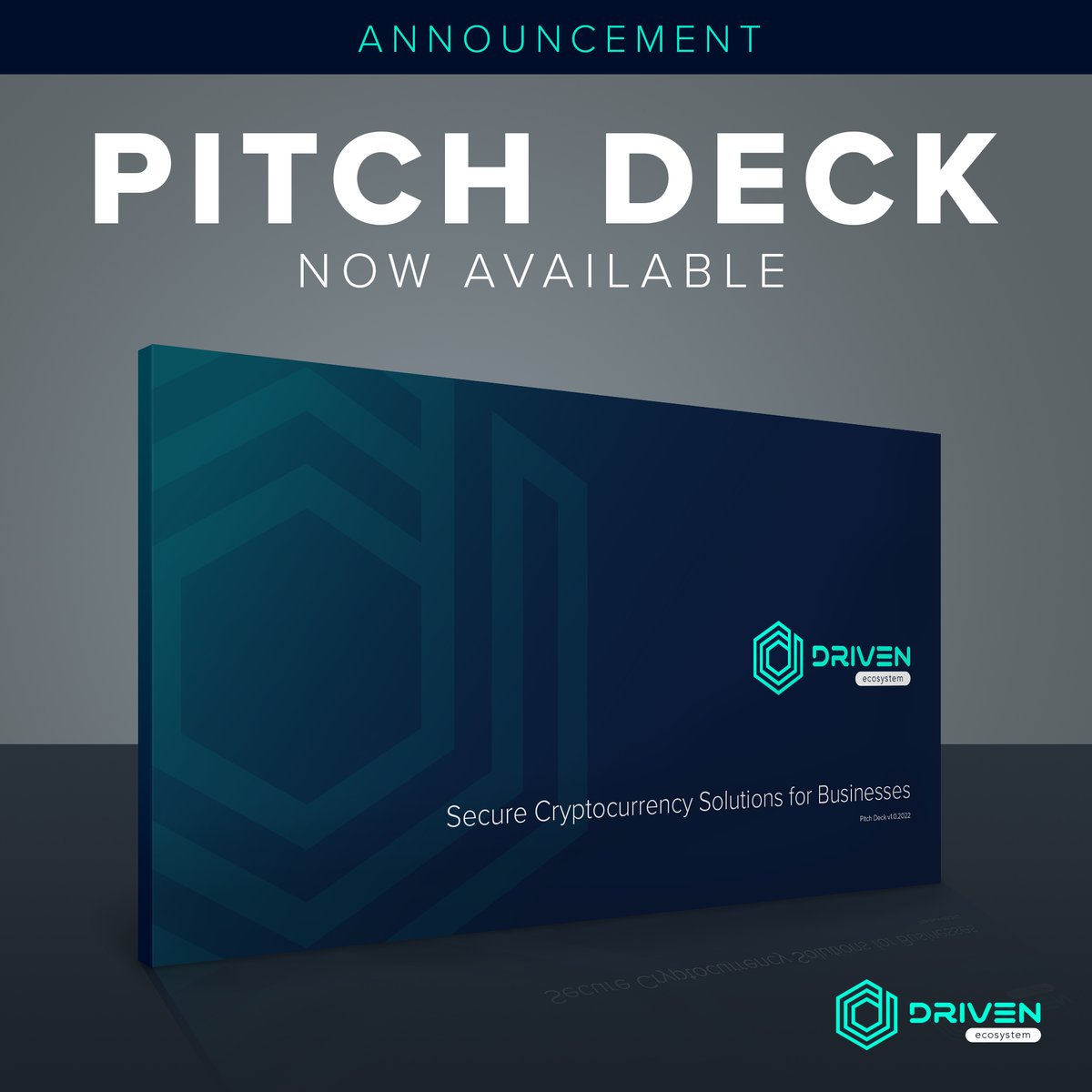 DRIVENecosystem's tweet photo. DRIVENecosystem's V1.0 pitch deck is now available on our website; make sure to take a look!📝🥂

https://t.co/PRZHDntzZs

#DRIVENecosystem #DRIVENx https://t.co/UuFaEpEVYA