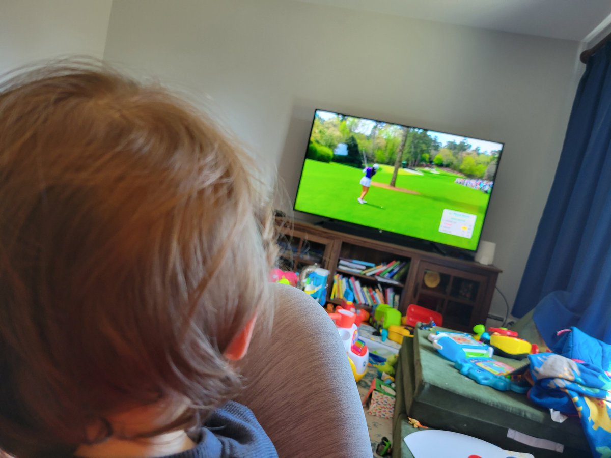 nerfny's tweet photo. Watching @anwagolf with my little man. https://t.co/mOZ4DyHLAP