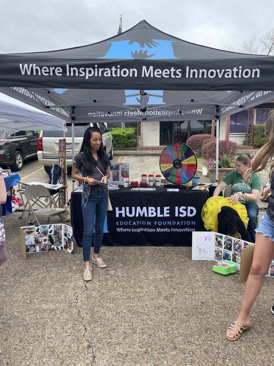 The Humble ISD Education Foundation is here too! <a href="/HumbleISD/">Humble ISD</a> #education #fundraising