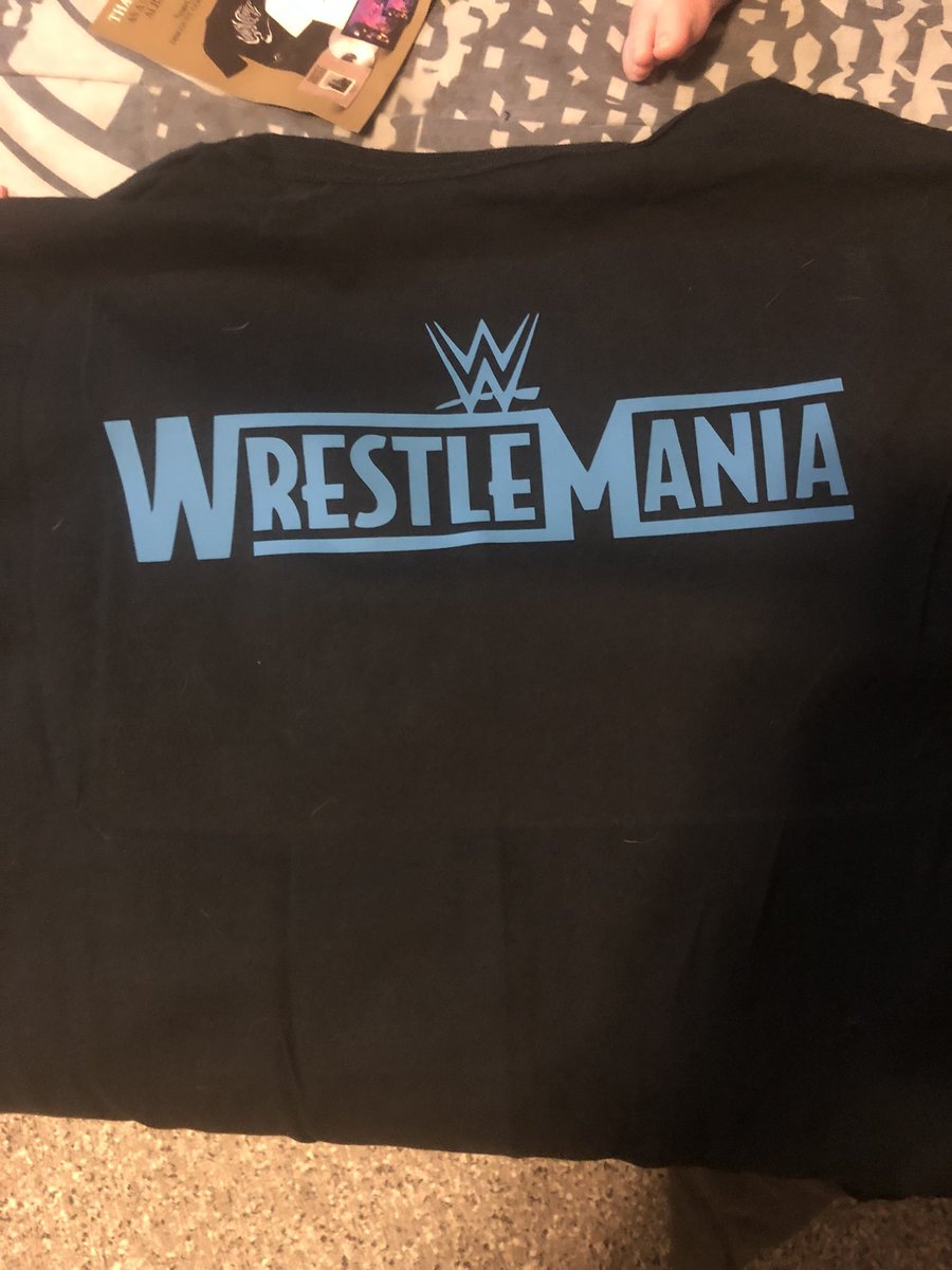 TheChefDyson's tweet photo. When you make your own @PatMcAfeeShow gear because you can’t attend #WrestleMania https://t.co/B8Rtw7ji5O
