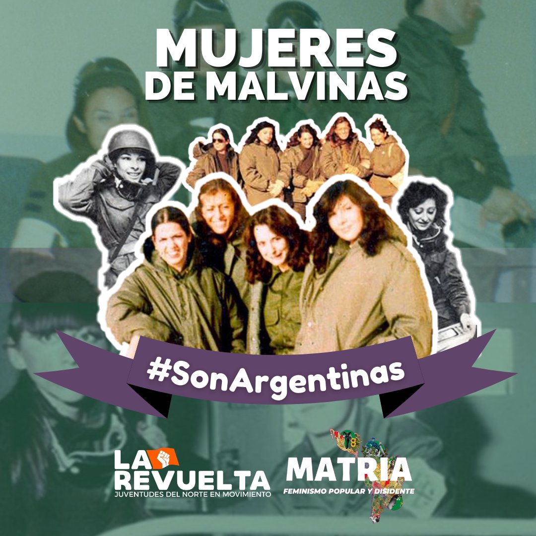 matria_sde's tweet photo. MEMORIA, VERDAD, JUSTICIA Y SOBERANÍA PARA NUESTRAS COMPAÑERAS 🤍

A cuarenta años del conflicto, continuamos luchando junto a las mujeres de Malvinas que esperan el reconocimiento por su labor. 
Nunca más invisibles
Nunca más silenciadas 
 Prohibido Olvidar. https://t.co/cOs4Nog1Ry