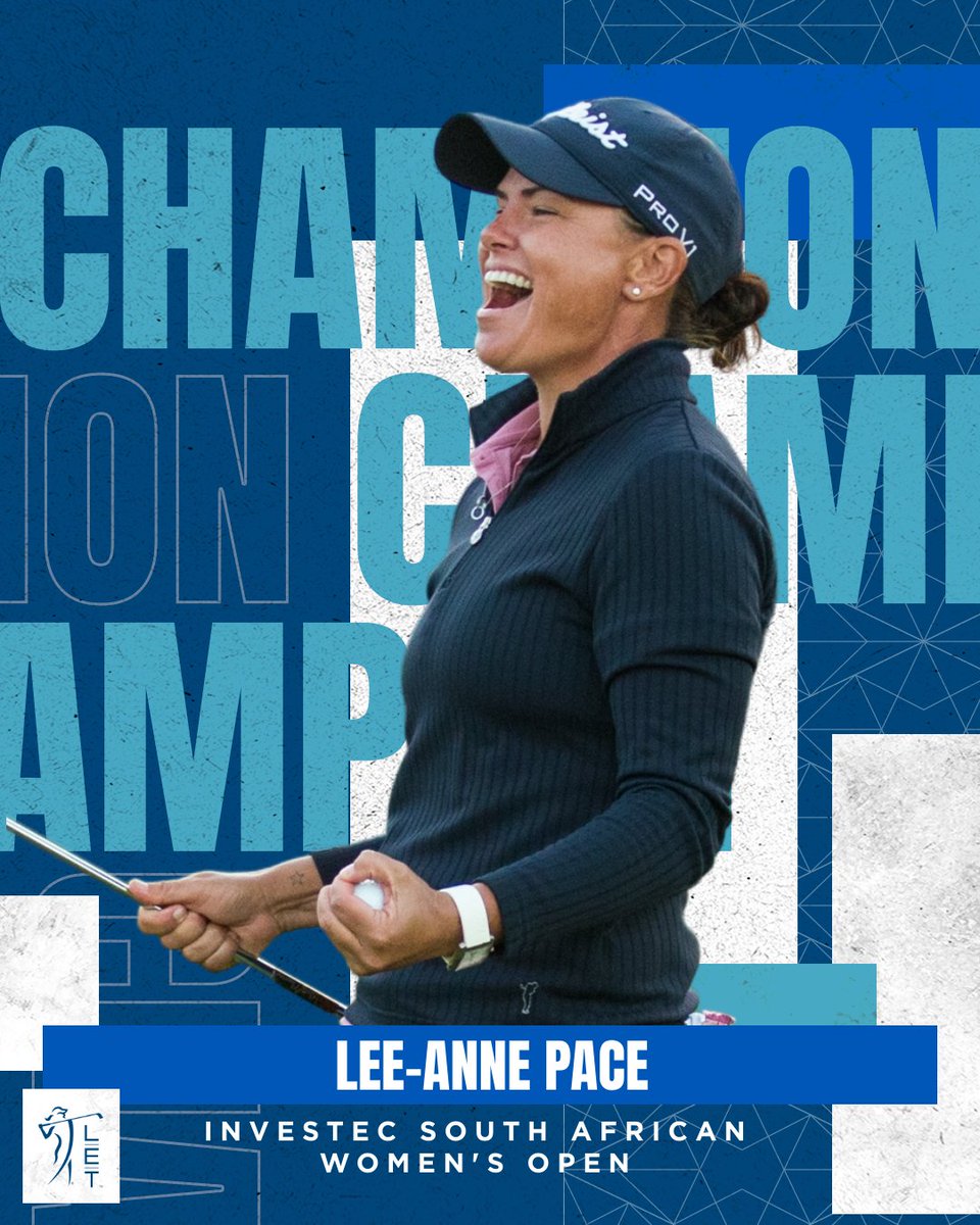And breathe.....

After an epic playoff battle, Lee-Anne Pace is the 2022 Investec South African Women's Champion 🏆

Congratulations to Lee-Anne, who wins the title in her homeland for a record fifth time! 

#RaiseOurGame | #InvestecSAWomensOpen