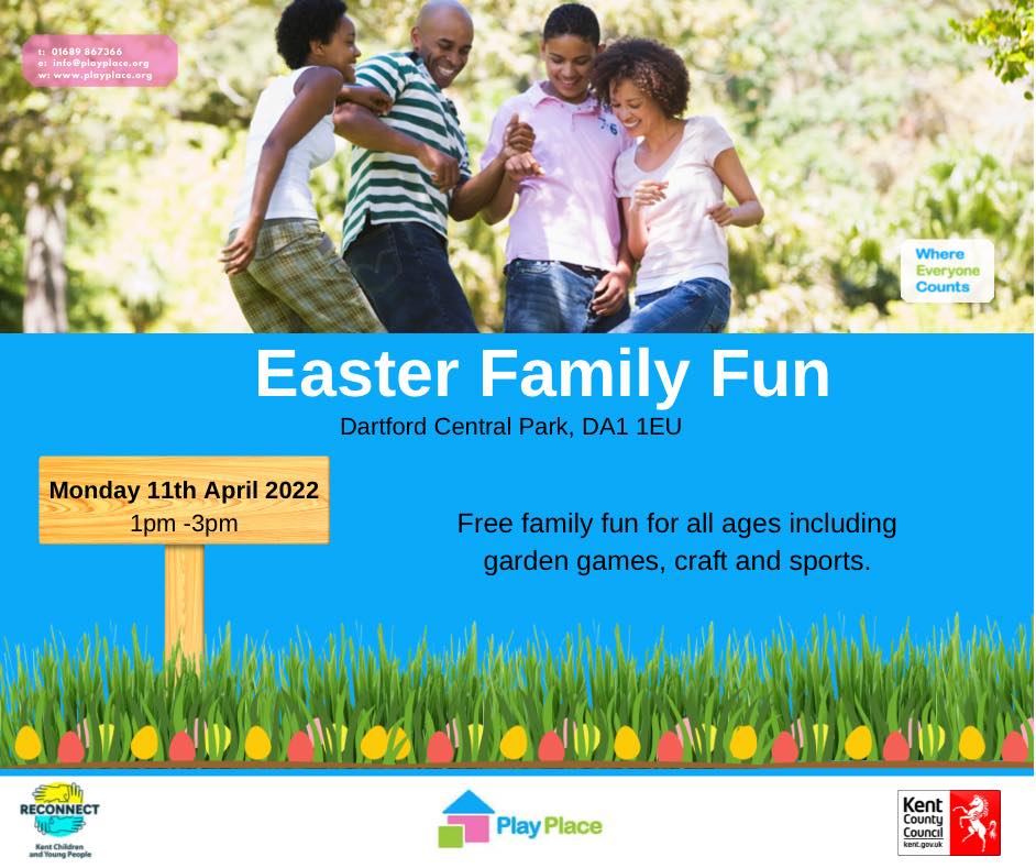 PlayPlaceOrg's tweet photo. Easter 2022 - Over 50 sessions at 26 different locations across Kent &amp; Croydom!

All completely free!  It’s going to be a very busy 3 weeks &amp; we can’t wait!

Details on thread below.

#queenadelaide #longfield #dartford #edenbridge
https://t.co/sBQAhprUTE https://t.co/PuuuNSw2lJ