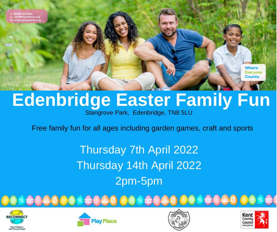 PlayPlaceOrg's tweet photo. Easter 2022 - Over 50 sessions at 26 different locations across Kent &amp; Croydom!

All completely free!  It’s going to be a very busy 3 weeks &amp; we can’t wait!

Details on thread below.

#queenadelaide #longfield #dartford #edenbridge
https://t.co/sBQAhprUTE https://t.co/PuuuNSw2lJ