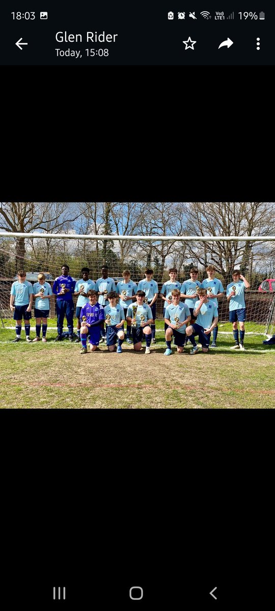davecove's tweet photo. Very proud of these boys today. Won the East Berks FA League Cup 4-2. Tough game, showed great character to come back from 2-1 down.
On to County Cup Final tomorrow!
@ChalgroveFC 
@FMGConsultingUK @theBSBco https://t.co/nhU7cB0KdV