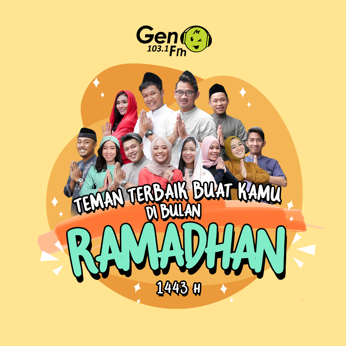 gen1031fmsby's tweet photo. Bulan yang ditunggu tunggu akhirnya datang juga. Siap banget jadi Teman Terbaik Buat Kamu di bulan Ramadhan. Selamat menjalankan ibadah Puasa #SobatGen.
#ramadhan #ramadhan2022 #gen1031fmsby #temanterbaikbuatkamu. https://t.co/NZ7yf7cewJ