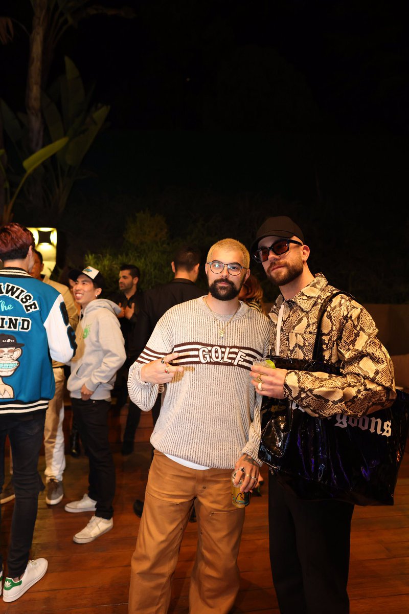 TreyRacer23's tweet photo. TreyRacer party for @fvckrender, @victormosquerar, @baeige1 was great the other night! Thanks to lots of the NFTLA community for coming by! Hope you all had a good time. Nice to meet @ThankYouX, @farokh, @Banks, @BT, @DeezeFi, and many others. More pics and next event info soon😎 https://t.co/XahCZk1nI9