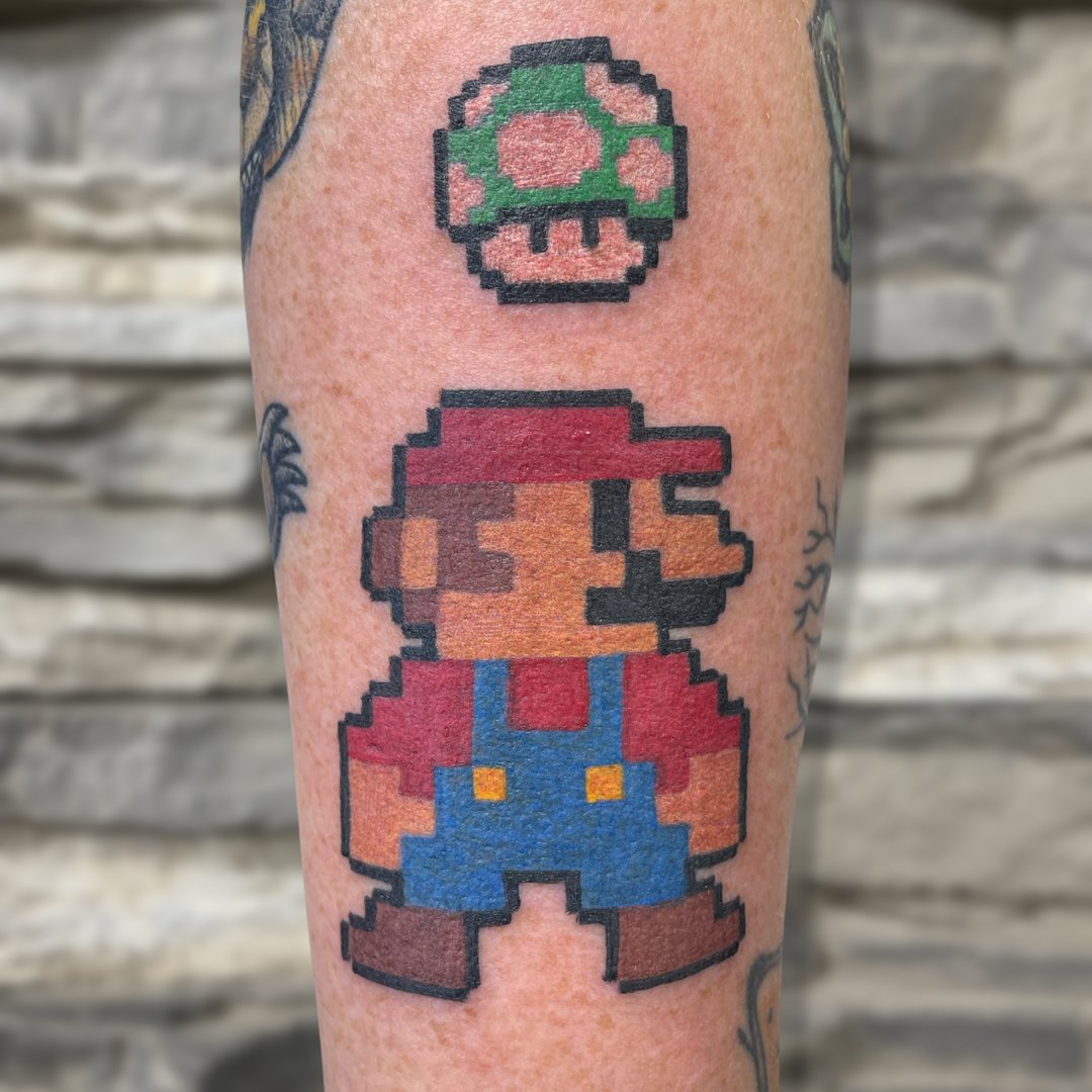 steelandInk's tweet photo. This was a FUN piece that Aleenah created for her Super Mario LOVING client Lindsey!
#stltattoo #stlpiercing #steelandinktattooSTL
#steelandinkpiercingSTL
#steelandinkstudio
#steelandinkturns13
#Thirteenin22
#getwhatyouget https://t.co/IqdjPwFwSX