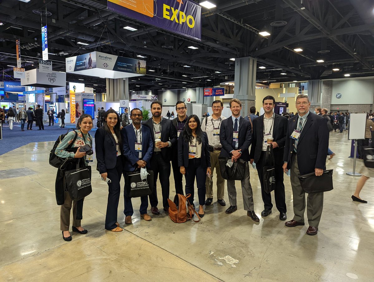 Having a great time at ACC 22 with the UTHSCSA team. #ACC2022 #uthscsa #CardioTwitter
