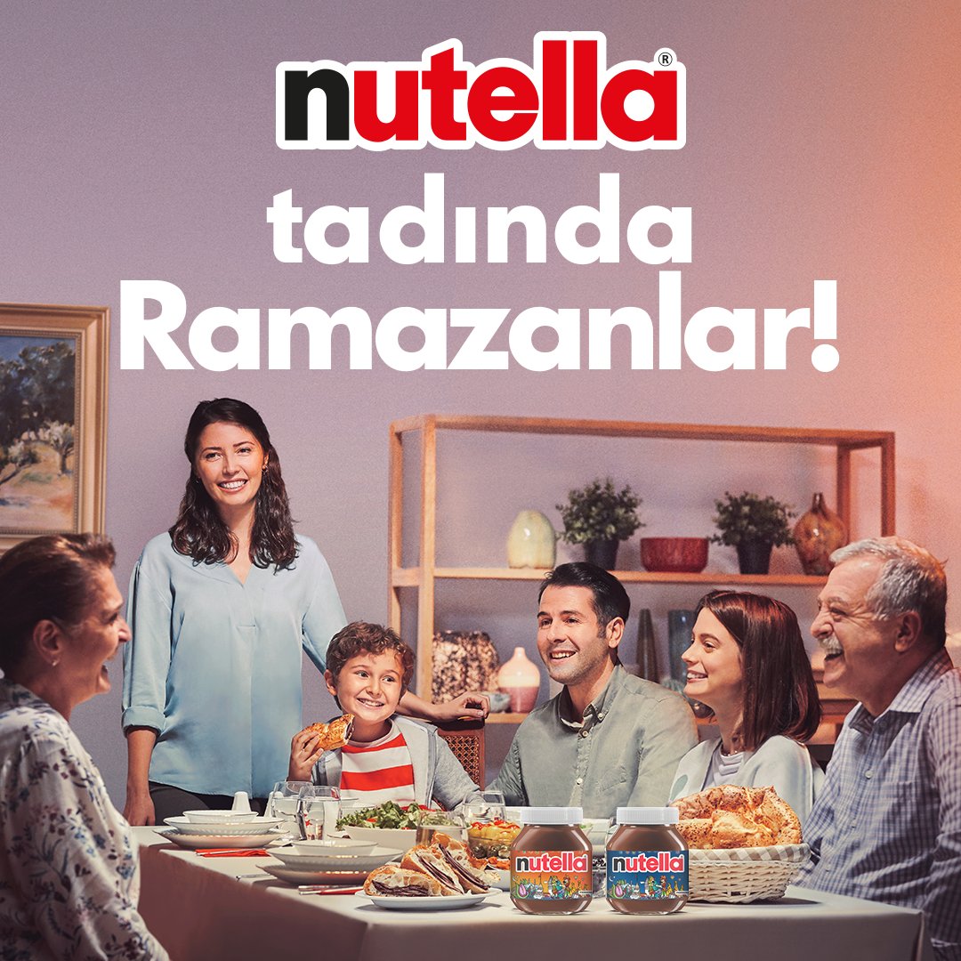 Ramazanın ilk iftarında hadi tüm aile sofraya! Hoş geldin Ramazan! 
#NutellaTadındaRamazanlar #Nutella