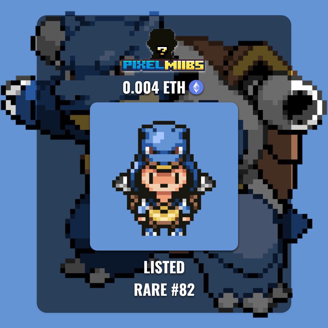 ⭐️ LISTED!!! PixelMiibs Pokemon Edition is AVAILABLE ⭐️

Blastoise

Don't miss this opportunity to get your! 🚀🚀🌵

Gotta Catch 'Em All!

VIA <a href="/opensea/">OpenSea</a> NO GAS Polygon 

<a href="/opensea/">OpenSea</a> <a href="/nft/">NFT</a> #nft #pixelart #nftcollector #nftartists #NFTCollection