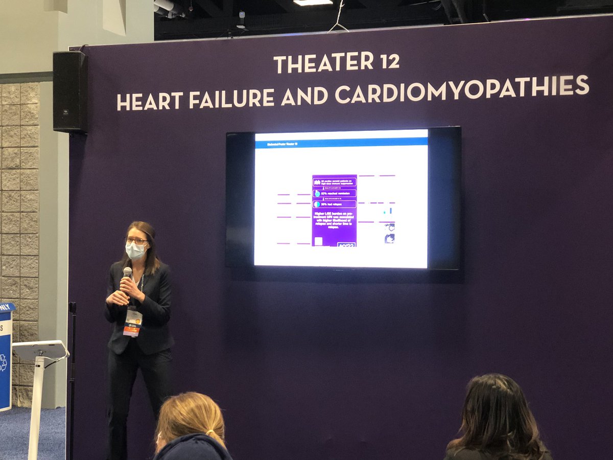 Anita Kelsey, MD, MBA (@anitakelseymd) on Twitter photo Great work predicting time to relapse in cardiac sarcoidosis by <a href="/kellyarps/">Kelly Arps, MD</a> at #ACC22. LGE on CMR predicts increased risk after weaning immune suppression. More work to be done by <a href="/DCRINews/">Duke Clinical Research Institute</a> to identify high risk patients early. <a href="/DukeHeartCenter/">Duke Heart</a> Great work predicting time to relapse in cardiac sarcoidosis by <a href="/kellyarps/">Kelly Arps, MD</a> at #ACC22. LGE on CMR predicts increased risk after weaning immune suppression. More work to be done by <a href="/DCRINews/">Duke Clinical Research Institute</a> to identify high risk patients early. <a href="/DukeHeartCenter/">Duke Heart</a>