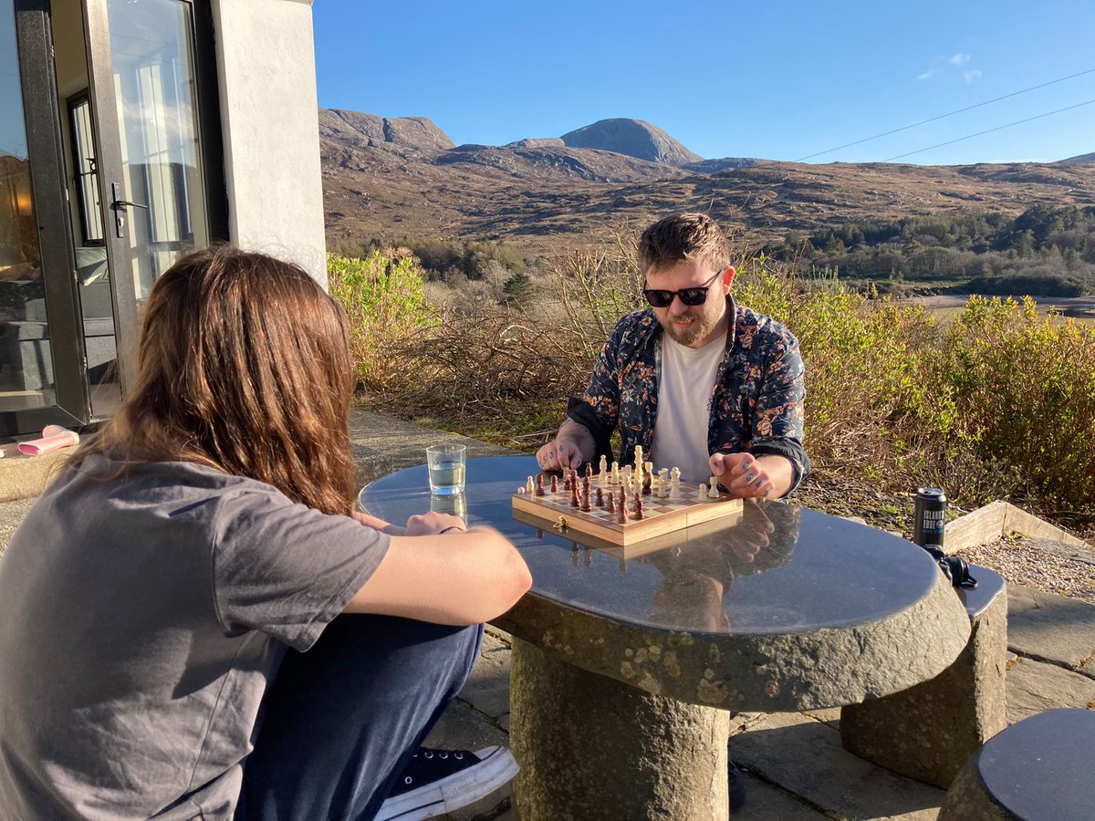 Not a bad spot for a game.