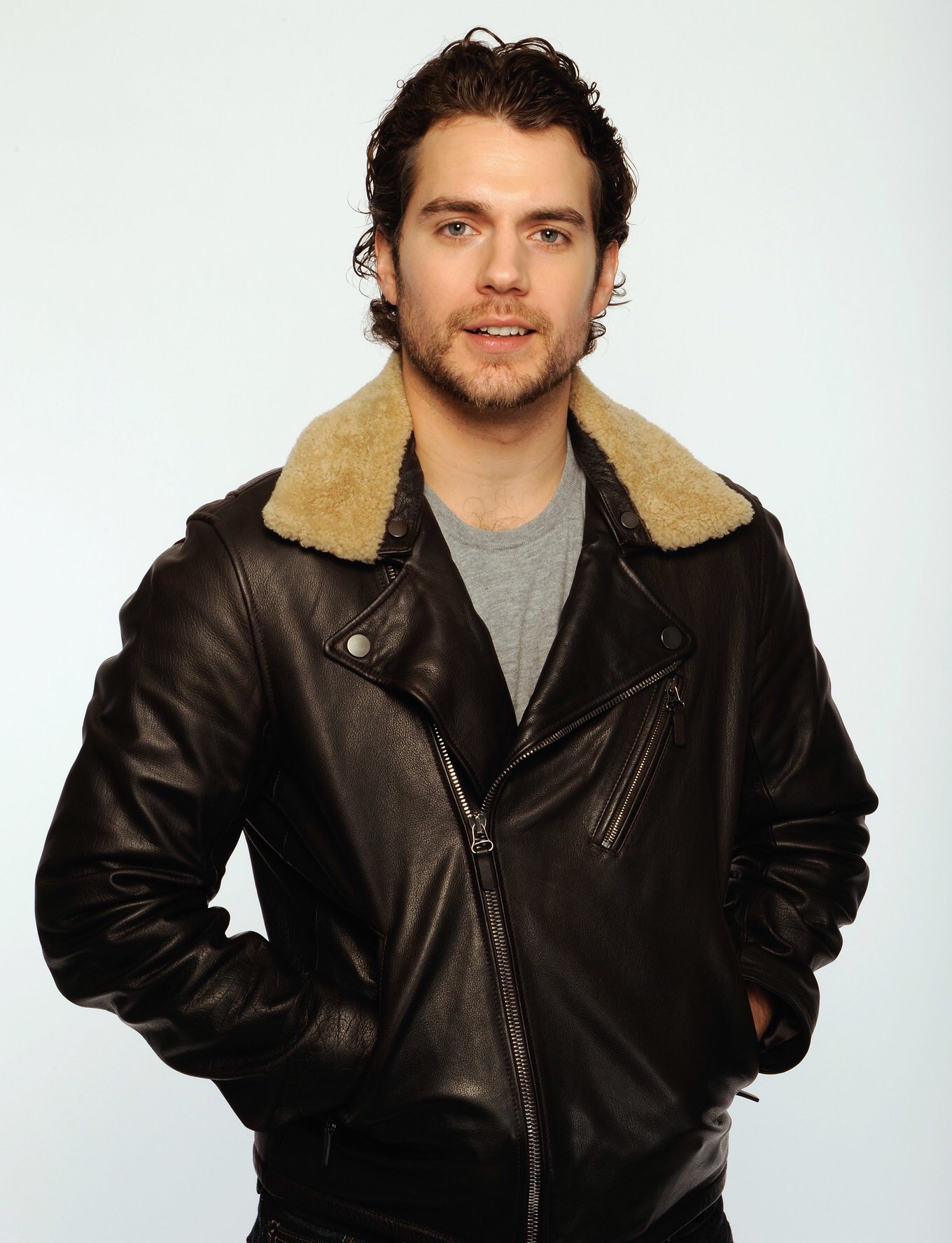 Henry cavill hotsell leather jacket