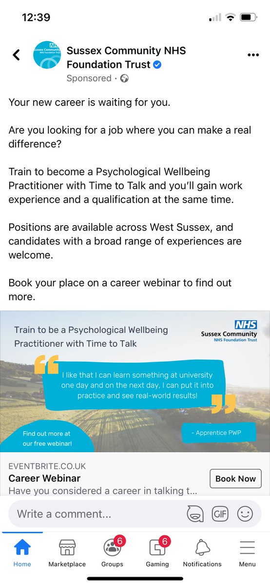 If you are considering training for a career in psychological therapies, we are running a series of webinars where you can find out about different routes into becoming a Psychological Wellbeing Practitioner #timetotalk #scft #iapt