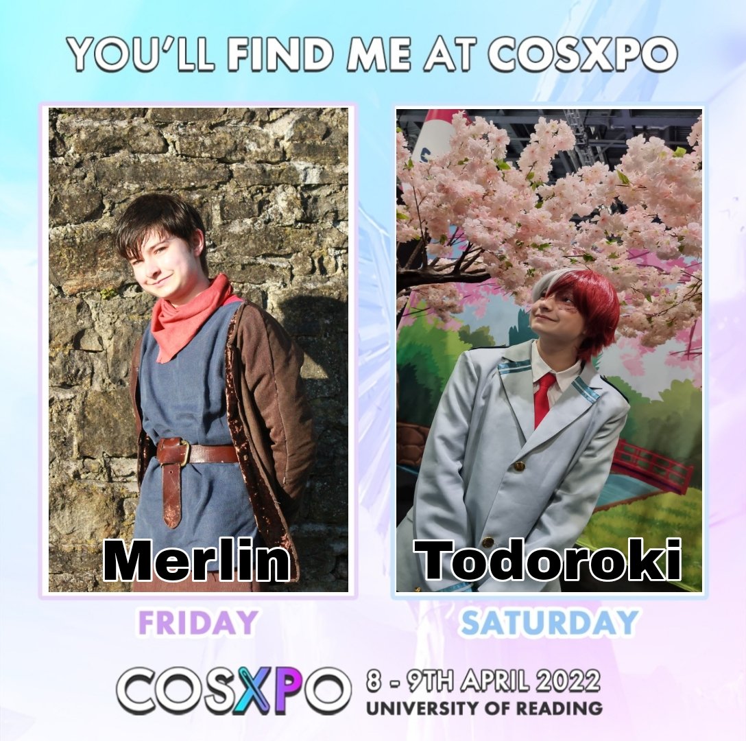 CochCap's tweet photo. So excited for my first @CosXpo this week!

Thursday - bringing Frodo
Merlin on Friday
Todoroki on Saturday 
Squeezing in Ryu
Post tone - LH / Ref #CosXpo #Cosxpo2022 #CosplayLineup #CosPlans #MerlinCosplay #TodorokiCosplay #MHA #MHACosplayer #BNHACosplay #AnimeCosplay https://t.co/UNY3wjp64V