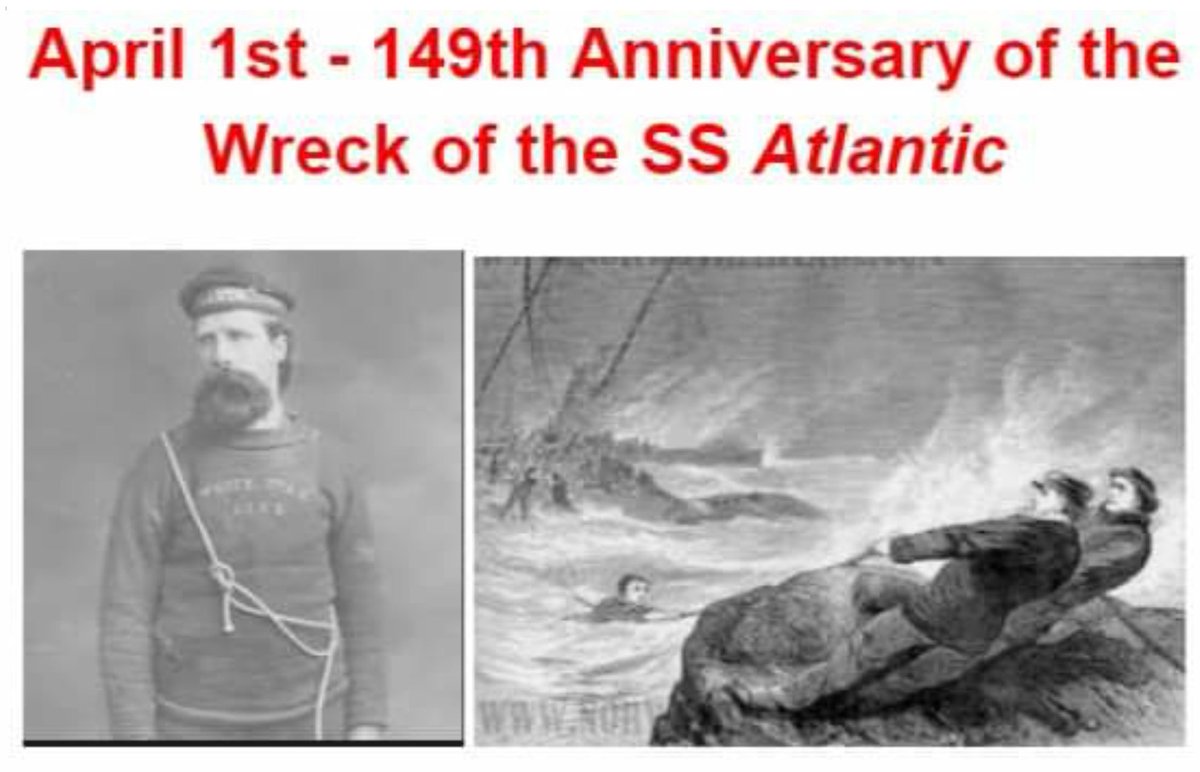 SSAtlantic's tweet photo. Q: How did SS Atlantic crew secure ropes to Golden Rule Rock to enable 400+ passengers to survive? See: https://t.co/T05Fgh8DRa https://t.co/ROMnsekDVH