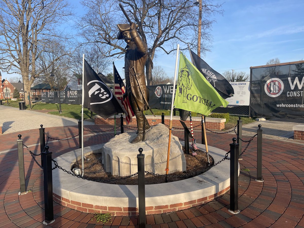 ⁦<a href="/f3bigfootflag/">F3BIGFOOT</a>⁩ Flying over ⁦<a href="/F3Louisville/">F3 Louisville</a>⁩ ‘s The Patriot AO. 32 burpee’s each served up with 11 PAX this morning!