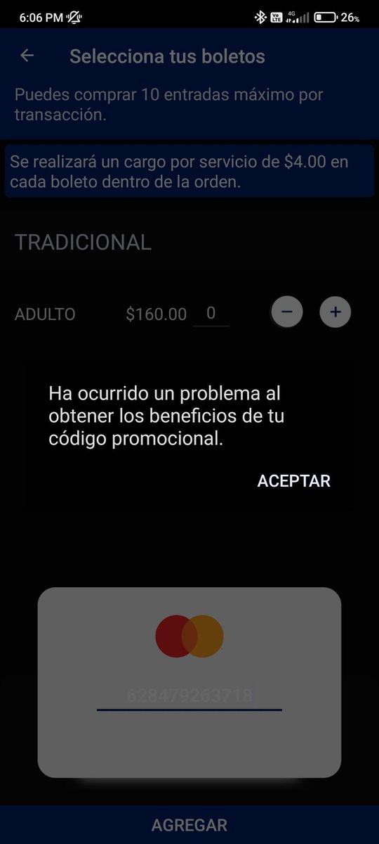 OBANpns's tweet photo. Hey #cinepolis cuando van a arreglar este problema con el. Código de 2x1 de #mastercard?

Solo se lavan manos diciendo que tienen problemas con la plataforma y no dan una solución https://t.co/Y3bu06mmqn